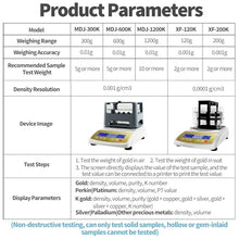 DOIBG Purity Meter Digital Electronic Tester Precious Metal Authenticity Detector-2203K