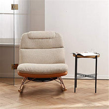 Leisure Rocker Chairs Rocking Chair Nordic Simple Modern Single Sofa Bedroom Balcony Lazy Lounge Chair Adult Nap Leisure Chair