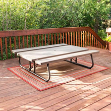 6Ft Woodgrain FLD Picnic Table