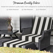 RSH DECOR: Sunbrella Deep Seating Cushion with Pillow Back | 26” x 30” Seat | Water and Fade-Resistant Performance Fabric | Outdoor Chair Cushion Set for Patio Furniture | Canvas Black - Made in USA