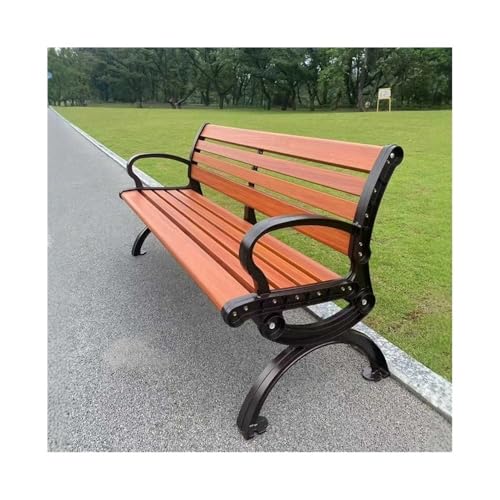 YXIANG56Q Buffet Sideboards Wider Aluminum Alloy Park Outdoor Bench Leisure with Backrest for Dining Room(Small)