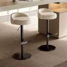 DINBOZ26X Counter Stools Bar Chair Lift High Stool Bar Chair Chair High Chair Bar Stool Bar Stool Bar Chair Light Luxury Premium Feeling Bar Chair Bar Stools(White)
