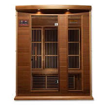 MAXXUS 3 Per Low EMF FAR Infrared Carbon Canadian Red Cedar Sauna Red