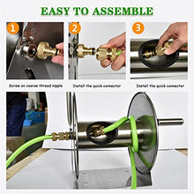 Garden hose reels Hose Reels,Washer Reel, Hose Reel Cart Water Hose Reel Cart Stainless Steel Durable Hose Cart, Wall-Mounted Pipe Storage Rack, Garden Watering Tool, Easy to Install(Hose Cart+30m Pip