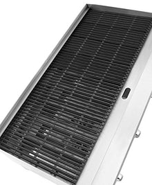 Atosa ATRC CookRite Commercial Countertop Radiant Charbroiler, Natural or LP Gas, 48", Cast Iron Grates, (4) Burners, Manual Controls (ATRC-48)