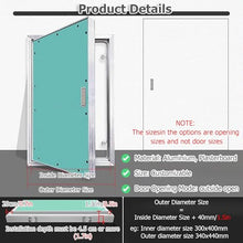 JYHHCYS Large Access Panel for Drywall, Flush Mounted Insulated Attic Access Door with Handle & Latch, Small Seamless Metal Inspection Door for Wall Customizable Size(26x26inch/660x660mm)