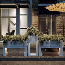 Outdoor large flower box Solar Light Planter Box Landscape Flower Bed