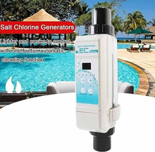 ZIJINGM Chlorine Generator Electrolyser Salt Chlorinator Salt Water System for Pools Self-Cleaning Salt Chlorine Generator for 50 m³ Swimming Pool ，Salt System Salt Water Chlorator (Size : 20)