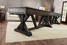 Playcraft Brazos River 14' Weathered Black Pro-Style Shuffleboard Table Black