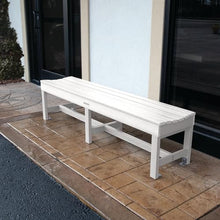 Sequoia Professional Commercial Grade Weldon Backless Picnic Bench, 6ft, White