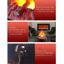 Decorative Fireplace Round Fireplace Decoration with Simulated Flames for Living Room and Home Use