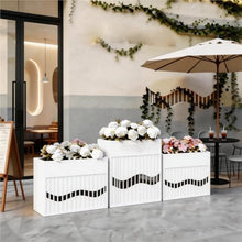 KEG801302 Flower Box Landscape Planter Box Flower Bed Partition Planting Trough Garden