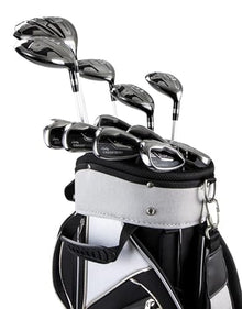 Euraka S8 Brosnan Lady Diamond S5 Women's Complete Golf Club Set [18-Piece] Black/Silver/Gold
