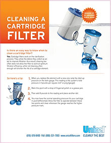 Unicel C-7468-4 Swimming Pool Filter Replacement Cartridge for Jandy CL460 (4 Pack)