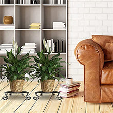 ZOCWJK Plant stand3 Pcs Floor Standing Green Radish Flower Stand Living Room Flower Pot Stand Wrought Iron Plant Stand,