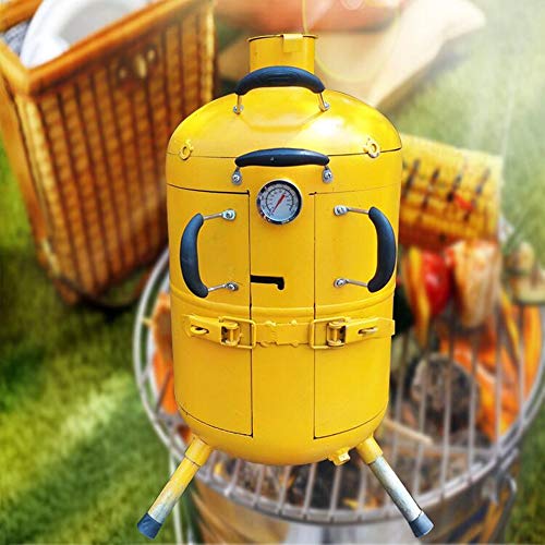 NEWCES Safety Certification Large Grills Charcoal Grills & Smokers Fast Heating Easy to Clean Portable Barbecue Hanging Stove w/Lid BBQ Grill for Outdoor & Indoor
