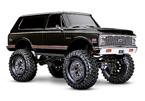 Traxxas TRX-4 High Trail Edition 4X4 Crawler 1972 Chevrolet Blazer Body Black