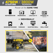 Champion 4750-Watt RV Ready Portable Generator, CARB
