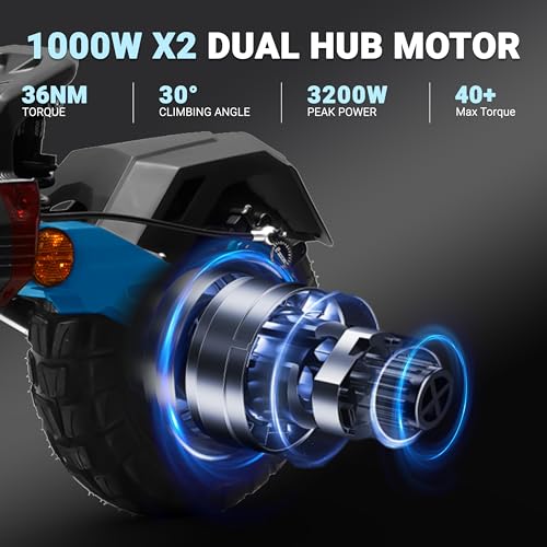 Varla Eagle One V2.0 Off-Road Electric Scooter Blue