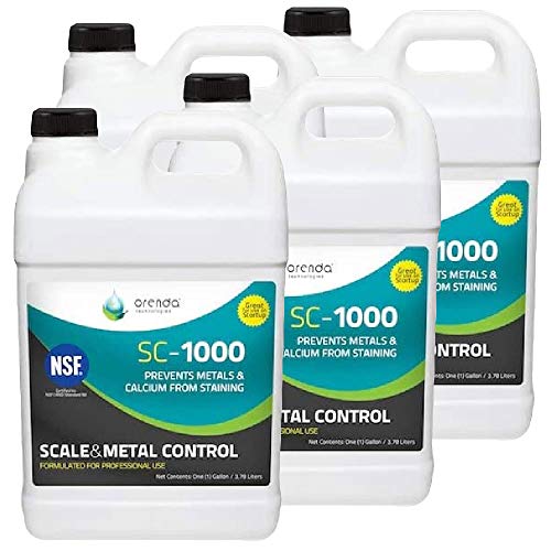 Orenda Technologies SC-1000 Scale Control & Metal Chelant 1 Gallon 4 Pk