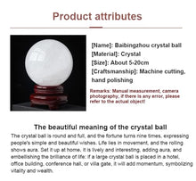 FOTCFATEV White Calcite Crystal Ball, Quartz Sphere with Stand, Ice Rock Sculpture Figurine for Witchcraft, Fengshui, Altar, Divination,Collection,14cm