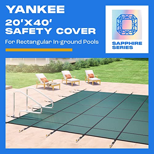 Yankee Pool Safety Inground Pool Cover Green