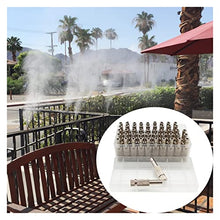 Gardening Irrigation Dripper 500pcs Mist Cooling Lock Nozzle with Filter 0.1-0.6mm (Color : 0.4mm Orifice)