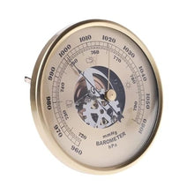 HBJWOV 108mm Wall Mounted Barometer Perspective Round Dial Air Weather Station mmHg/hPa