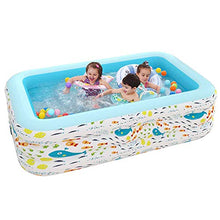 Automatic Inflatable Swimming Pool Thickened Baby Adult Home Paddling Pool Inflatable Kiddie Pool for Relax - Swimming Pool for Kids and Adults (2.1 meters)