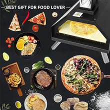 KJLYLPP 11 Wood Fired Outdoor Pizza Oven – Portable Hard Wood Pellet Pizza Oven for Any Outdoor Kitchen