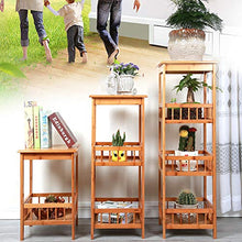 ZOCWJK Indoor Plant Stand Multipurpose Plant Stands Indoor Outdoor Flower Pot Holder Plant Pot Stand for Balcony Corridor Garden Terrace Multifunctional,Natural-50cm