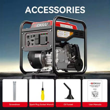 4000W Portable Inverter Generator,208CC EPA,CO&Ultra Quiet,Ideal for Camping, RV, Tailgating, Outdoor Activities, Home Backup Power