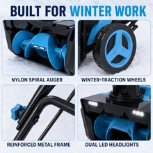 Cordless Snow Blower, 22-Inch Clearing Width, 3500W Brushless Motor
