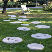 zktoermn Courtyard and Lawn Stepping Stones,Decorative Garden Stepping Stones, Patio Path Steps for Garden, Path, Lawn, Backyard(38x3.5cm)
