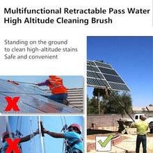 Solar Panel Cleaning Brush/Window Cleaning/Water Fed Telescopic Brush/Extendable Cleaner Conservatory Roof Suitable for Photovoltaic Panel Cleaning Trucks Window,24FT(7.2M)