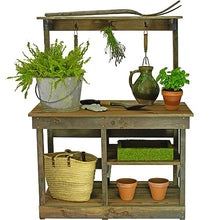 EST. LEE DISPLAY L D 1902 Rustic Gardening Workbench Outdoor Potting Table Natural