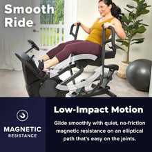 TEETER Power10 Rower 2-Way Magnetic Resistance Elliptical - Black