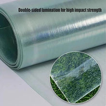 DAZULI Greenhouse Covering Polycarbonate Plastic Sheet Plastic Panel for Awning Canopy Uv-Resistant Strong Impact with Screw0.8mm Thick(Size:47.2''x16.4',Color:Clear)