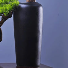 QWERAXZG Simulation Welcome Pine Decoration Villa Living Room Porch Beauty Cliff Cypress Rockery Bonsai