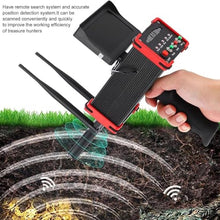 Professional Underground Metal Detector with HD Screen, Adjustable Depth 1-16m & Search Range 1-99m for Gold, Silver, Diamond, Copper Exploration (Yellow)