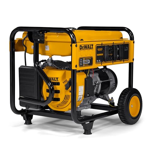 DEWALT 8125/6500- Watt Gas Powered Portable Generator with Idle Control, Covered Outlets and CO Protect -DXGNR6500 PMC166500