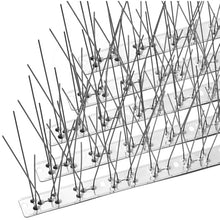 YINUK Bird Spikes, 0.5-10M 304 Stainless Steel Bird Spikes, Arrow Pigeon Spike Fence Kits for Deterring Birds, Crows and Cats(10M-20pcs)