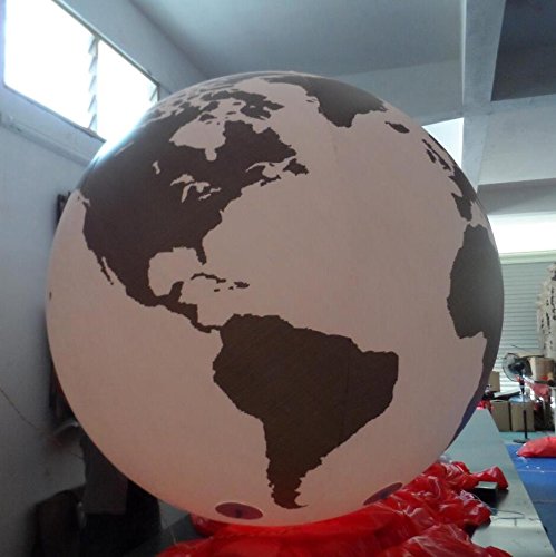 Air-Ads Supplies Giant Inflatable Globe Map Balloon 11ft PVC