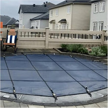 KGBNYSS Pool Cover Pool Safety Cover for Pets/Leaf Protection, Winter Swimming Pool Cover with Fitting Kit(9.7m/32ft)