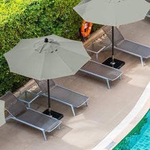 MXJCKSOQ UV Protection Canopy Replacement for 2- Sun Umbrella - Outdoor Parasol Top Cover Grass Green Perfect for Sun Shade & Weather Resi /6 arms,Grey-9.8ft (300cm)/6 arms