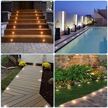 Led Decking Lights with Remote Control, 0.8W LED Deck Lights ?42MM, Warm White Deck Lighting Waterproof IP67,12V Low Voltage Plinth Lights for Terrace,Patio,Path,Wall,Garden,Decoration,10pcs (10pcs )