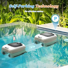 SDdPulse Robotic Pool Cleaner,Robotic Pool Skimmer,Cordless Automatic Skimmer with 10L Capacity and Anti-Stuck Foam,for Indoor and Outdoor Swimming Pools