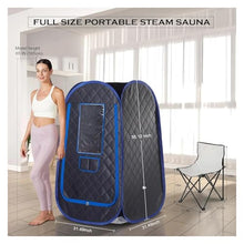 ZDGsrgWRG 4L Portable Folding Personal Steam Sauna Tent Set Remote Control