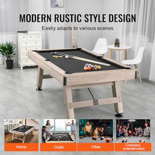 VEVOR 7 ft Billiards Table Black
