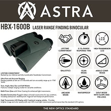 ASTRA OPTIX HBX1600B 10x42 Laser Rangefinder Binocular Green/Black